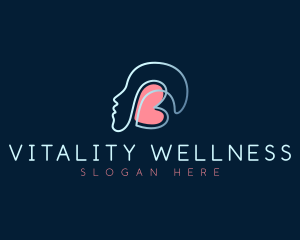 Mind Heart Wellness logo design