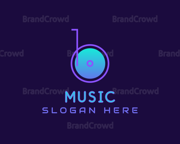 Music Studio Letter B Logo