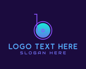Software - Music Studio Letter B logo design