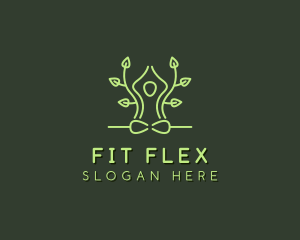 Fitness - Yoga Meditation Spa logo design