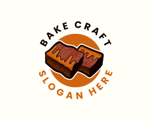 Sweet Brownies Dessert logo design