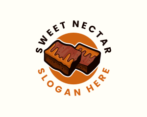 Sweet Brownies Dessert logo design