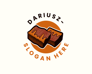 Dessert - Sweet Brownies Dessert logo design