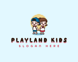 Student Kids Preschool  logo design