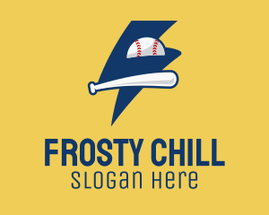 Softball Team - Lightning Baseball Team logo design