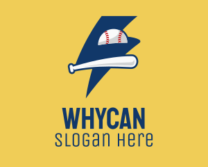 Baseball Championship - Lightning Baseball Team logo design