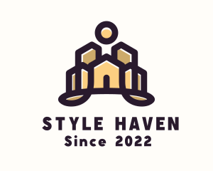 Hostel - Residential Property Housing logo design