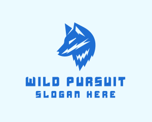 Blue Wolf Hunting logo design