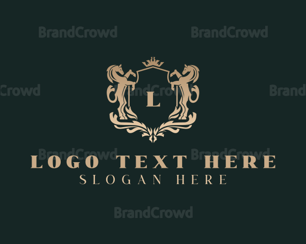 Elegant Regal Horse Logo