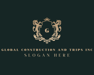 Elegant Regal Horse  Logo