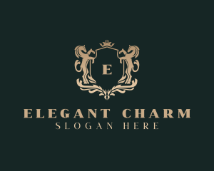 Elegant Regal Horse  logo design