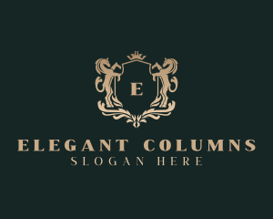 Elegant Regal Horse  logo design