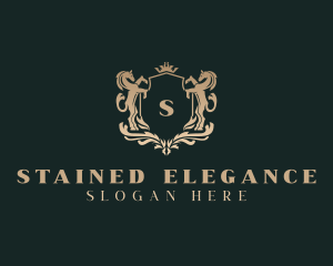 Elegant Regal Horse  logo design