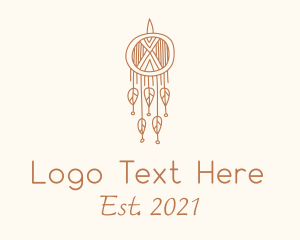 Handicraft - Boho Dreamcatcher Macrame logo design