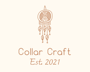 Boho Dreamcatcher Macrame logo design