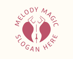 Heart Nude Body Logo