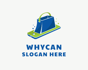 Online Shopping Bag Logo