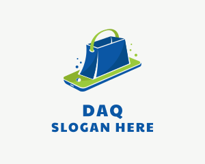 Buyer - Online Shopping Bag logo design