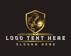 Spark Welding Industrial logo design