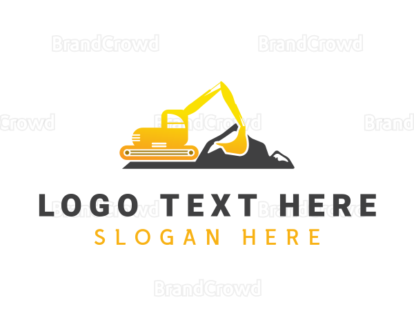 Industrial Excavator Builder Logo