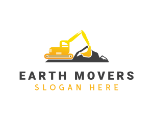 Excavation - Industrial Excavator Builder logo design