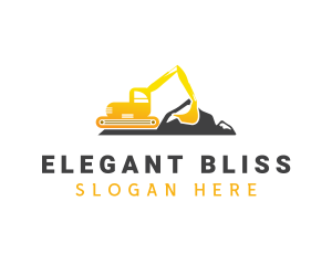 Heavy Equipment - Industrial Excavator Builder logo design