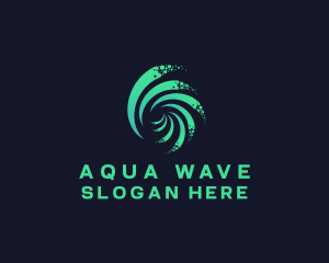 Creative Wave Swirl logo design