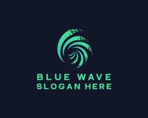 Creative Wave Swirl logo design