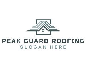 Roofing Builder Construction logo design