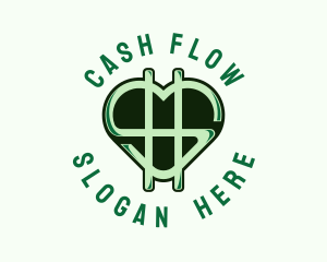 Cash Money Dollar Currency logo design