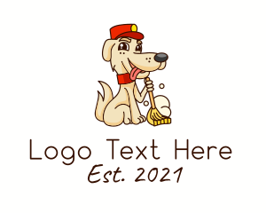 Service - Dog Janitor Service logo design