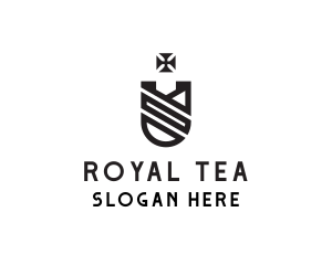 Royal Cross Shield logo design