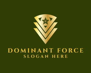 Army Badge Star logo design