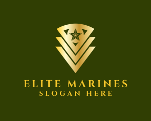 Marines - Army Badge Star logo design