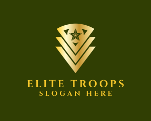 Army Badge Star logo design