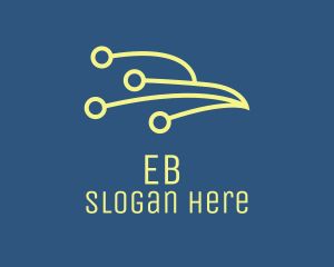 Electric - Tech Abstract Bird logo design