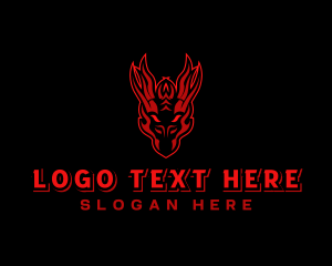 Mythology - Dragon Beast Gaming logo design