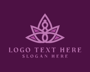 Chakra - Zen Lotus Yoga logo design