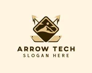 Arrow Mountain Nature logo design