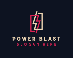 Electric Thunder Bolt logo design