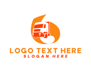 Courier - Orange Courier Express logo design