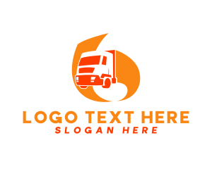 Delivery - Orange Courier Express logo design