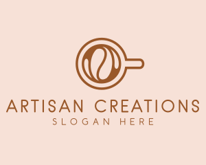 Artisanal Cafe Coffee Cup logo design