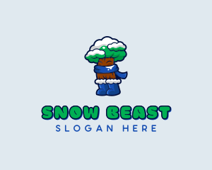 Snow Tree Garden logo design