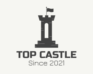 Medieval Castle Turret logo design