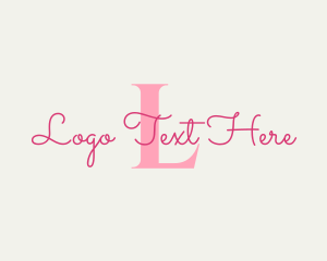 High End - Feminine Cursive Beauty logo design