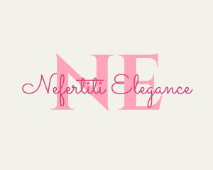 Feminine Cursive Beauty logo design