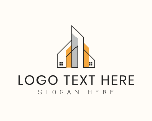 Highrise - Building Condominium Property logo design