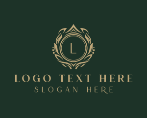 Law Firm - Royal Crown Wreath logo design