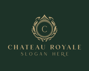 Royal Crown Wreath logo design